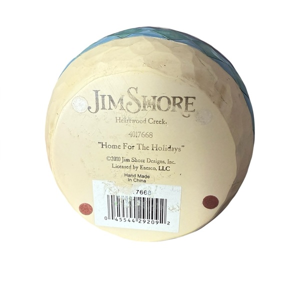 Jim Shore Heartwood Creek Snowman “Home For The Holidays” 2010 Figurine – 11” - Picture 5 of 6